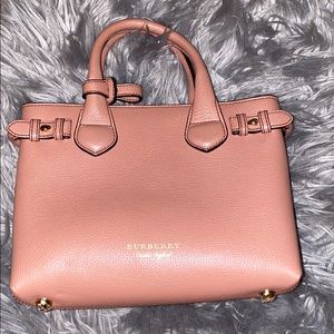 pink burberry tote